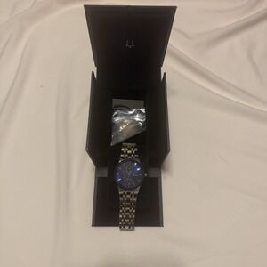 Bulova Men's Watch 98C132 with Modern Blue Dial